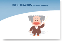 Prof Lumpkin Postcard