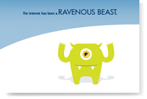 Ravenous Beast Postcard